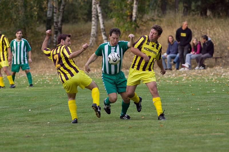 Z utkání III. třídy Suchdol B - Paběnice B 4:1, neděle 14. září 2008