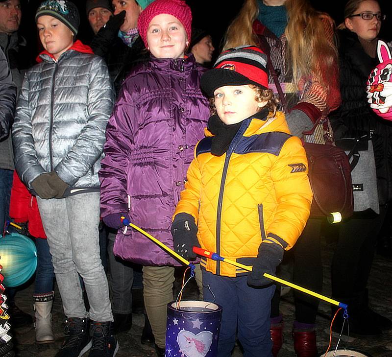 Svatomartinský průvod prošel centrem města.