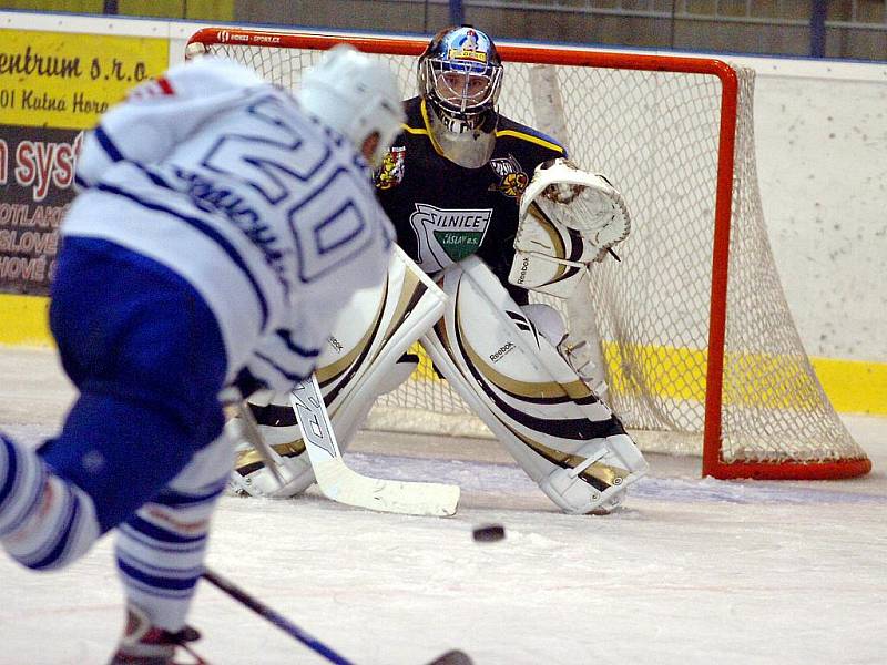 Hokej Kutná Hora - Kolín, 5:6, přípravný zápas, 17. srpna 2010