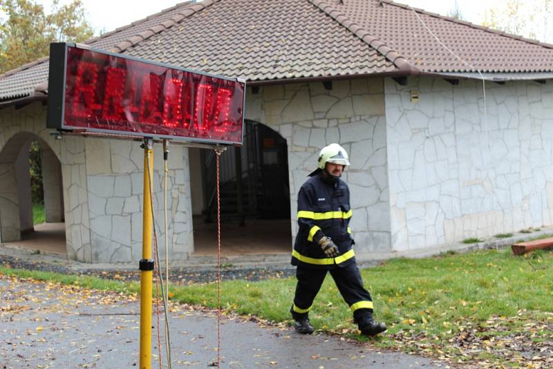 Závody hasičů v běhu na rozhlednu Vysoká