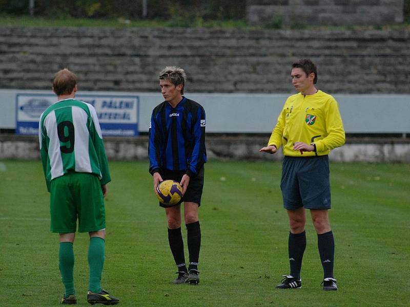 Fotbal I. A třída: K. Hora - Zásmuky 4:0, neděle 8. listopadu 2009