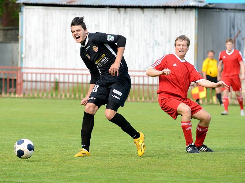 Semifinále Poháru OFS: Kutná Hora B - Malešov 2:1 (0:1), 18. května 2016.