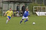 Utkání 7. kola okresního fotbalového přeboru: Zbraslavice - Sázava B 2:3.