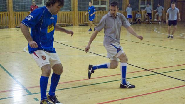 Futsal liga: 10. hrací den kutnohorské Futsal ligy Restaurace Na Valech, čtvrtek 15. ledna 2009