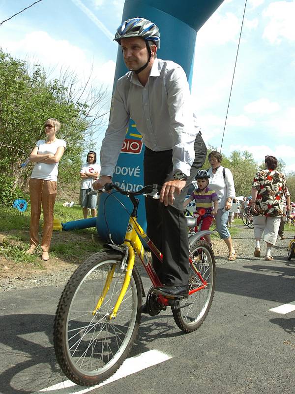 Otevření nové cyklostezky. 5.5. 2012