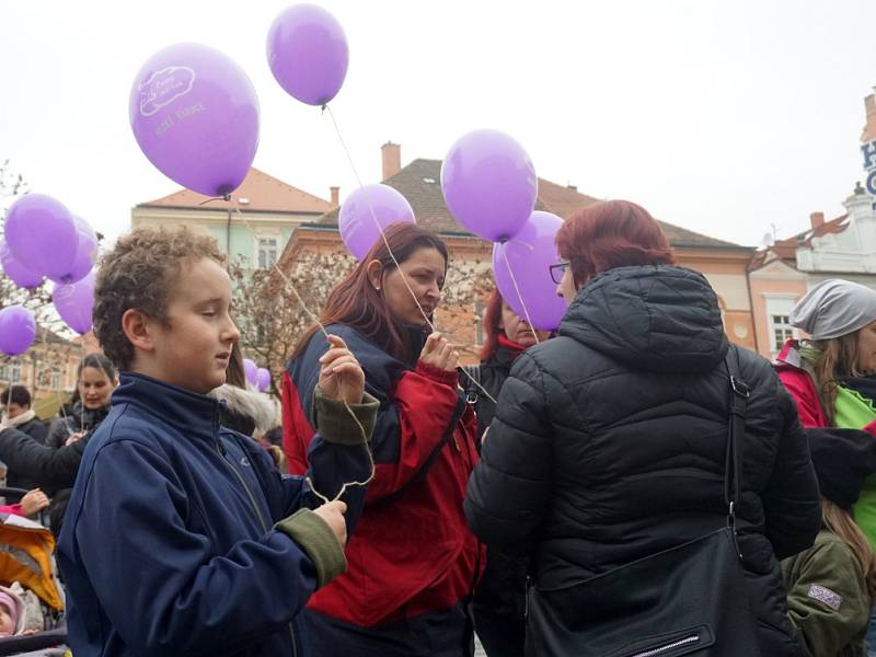 Vypouštění balónků s přáním k Ježíškovi