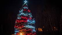 Vánoční strom v Horní Řasnici