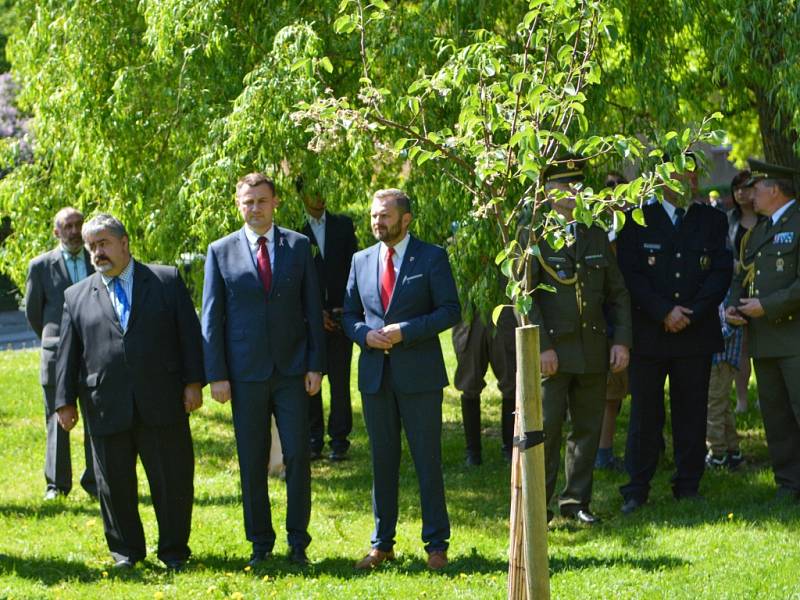 Představitelé Liberce uctili památku obětí druhé světové války.