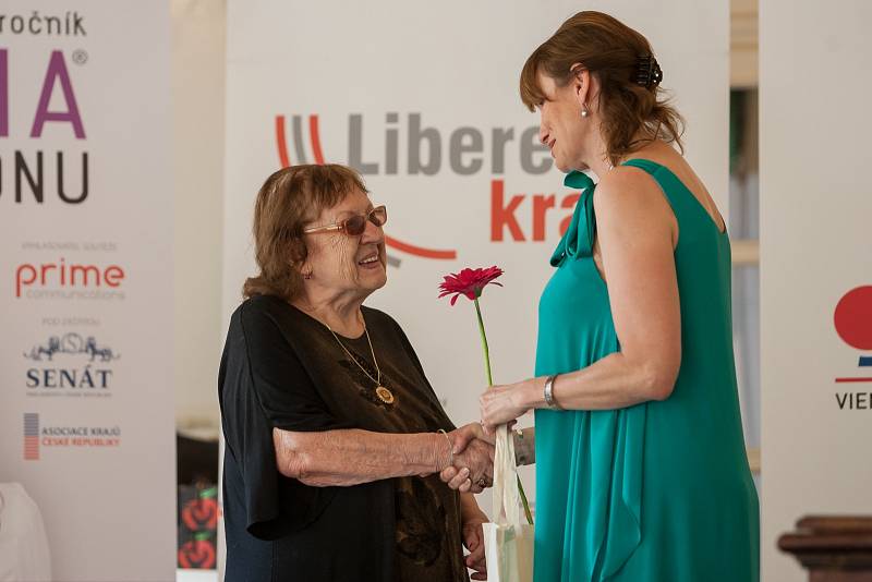 Vyhlášení osmého ročníku celonárodní soutěže Žena regionu proběhlo za Liberecký kraj 17. května v Kavárně Pošta v Liberci.