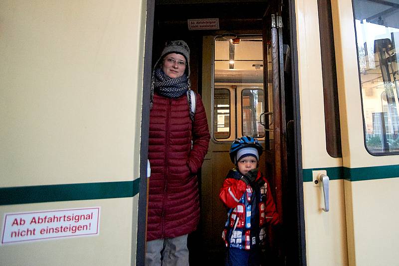 Technické muzeum vystavuje tramvaje.