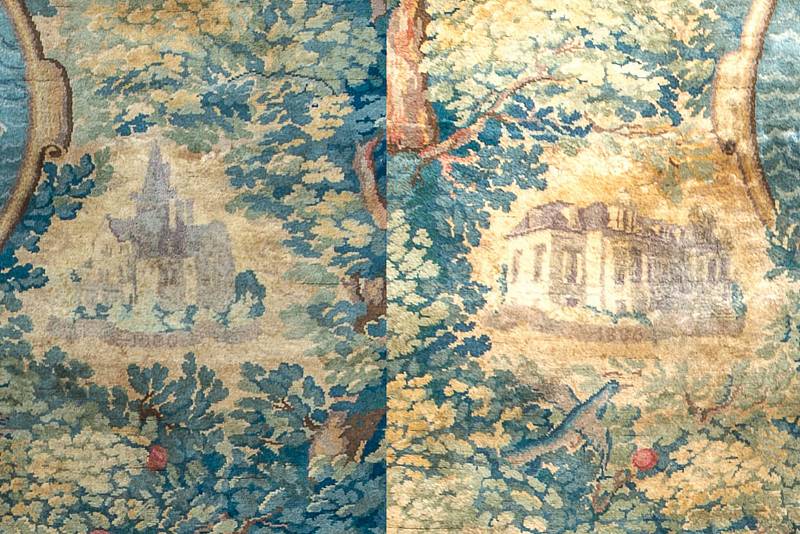 Unikátní koberec zobrazuje Vratislavice.
