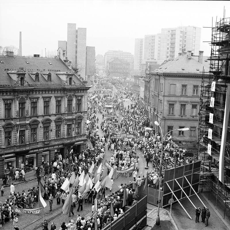 1. Máj v roce 1978 v Liberci.