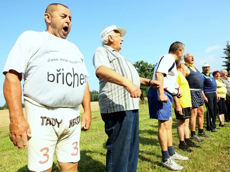 Olympiáda seniorů ve Vlčetíně.