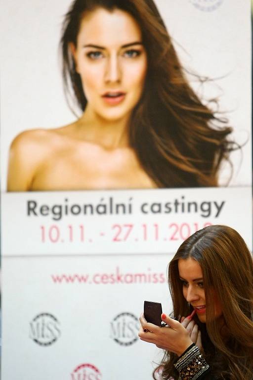 Casting na Českou miss v libereckém OC Forum