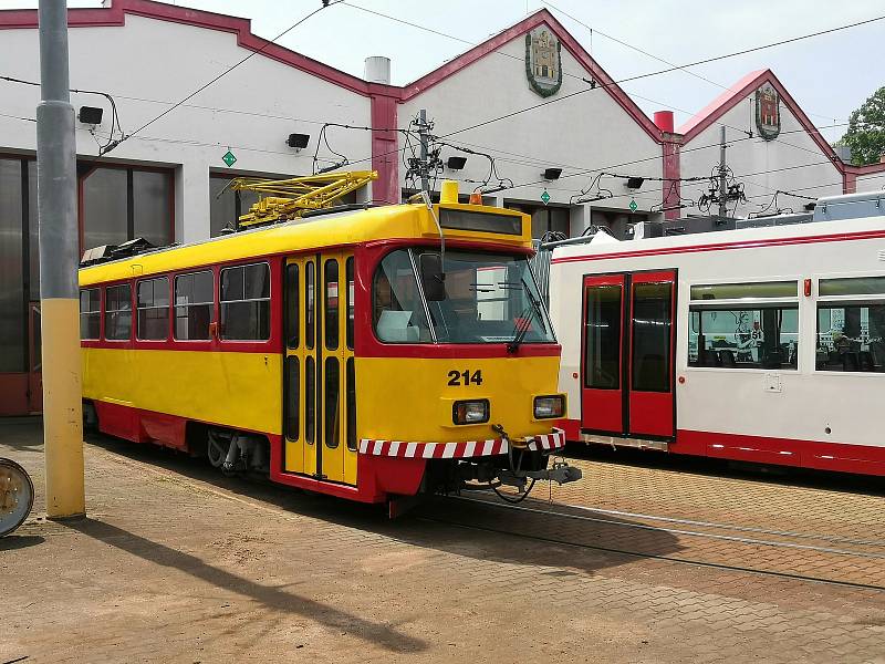 Představení německých tramvají a jízdy historických vozidel v Liberci.