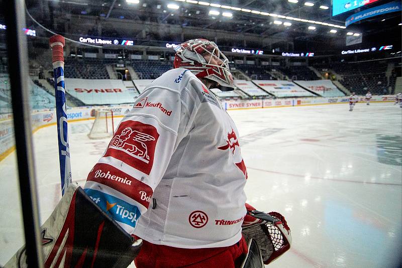 3. zápas finále Bílí Tygři Liberec – HC Oceláři Třinec