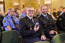U příležitosti 30. výročí vzniku Městské policie v Liberci byli oceněni někteří strážníci za věrnost a dlouholetou službu.