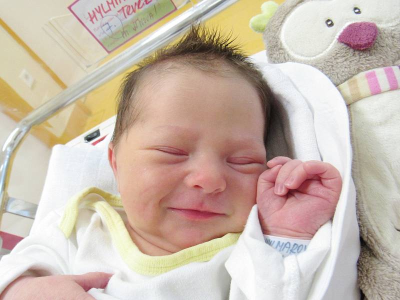 TEREZA HYLMAROVÁ Narodila se 10. července v liberecké porodnici mamince Kristýně Jínové z Liberce. Vážila 3,30 kg a měřila 52 cm.