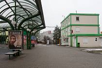 Liberecké autobusové nádraží.