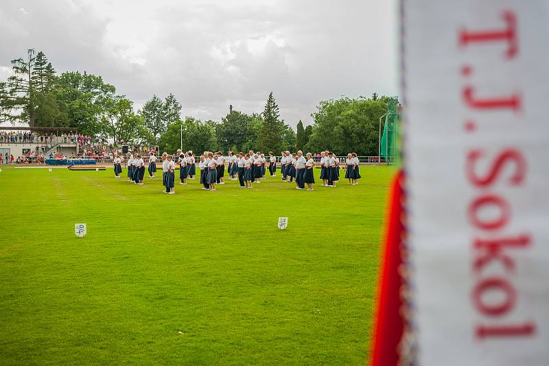 Krajský sokolský slet se konal 10. června v Turnově. Slet byl zahájen slavnostním průvodem z náměstí Českého ráje na městský stadion, kde proběhlo hromadné cvičení.