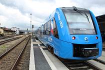 Do Liberce dorazil první vodíkový vlak pro osobní dopravu na světě.
