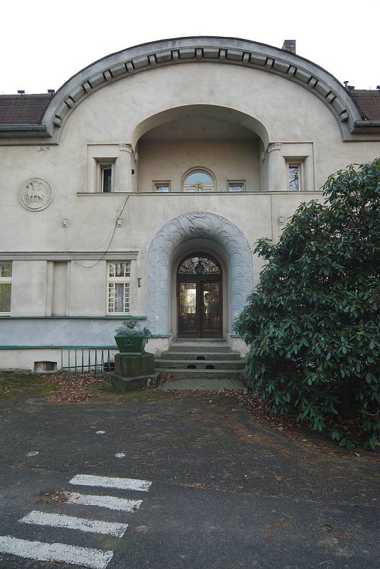 Vilu si nechal postavit Eduard Fritsch v roce 1917 podle návrhu Rudolfa Bitzana. V roce 1921 ji koupil Emil Simon a v roce 1935 došlo k úpravám interiéru, které navrhl Josef Franz Lange z Raspenavy pro Carla Witta. 