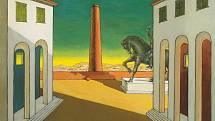 Giorgio de Chirico: Piazza d´Italia, 1971. Sbírka H. Klewana.