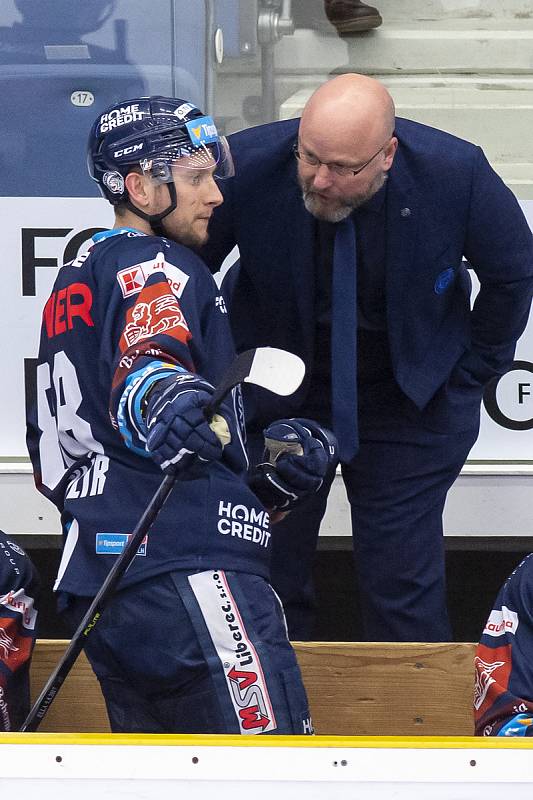 Bilí Tygři Liberec - HC Oceláři Třinec.