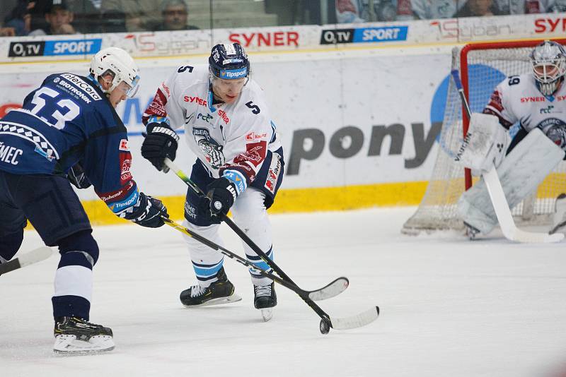 37. kolo hokejové extraligy mezi Bílí Tygři Liberec a HC Škoda Plzeň