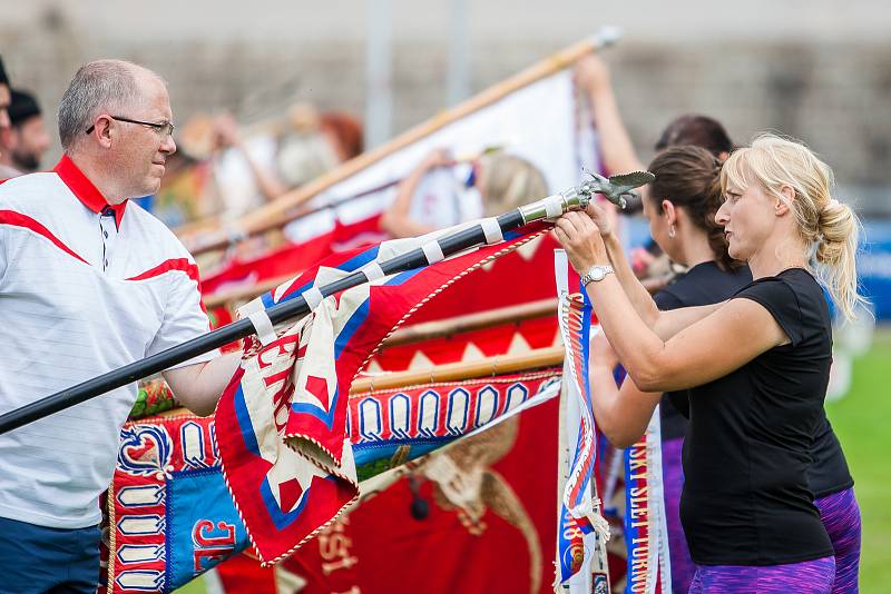 Krajský sokolský slet se konal 10. června v Turnově. Slet byl zahájen slavnostním průvodem z náměstí Českého ráje na městský stadion, kde proběhlo hromadné cvičení.