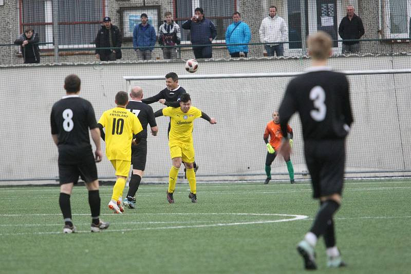 15. kolo okresního přeboru mužů mezi Slovan Frýdlant a TJ TATRAN Bílý Kostel nad Nisou. Hosté zvítězili 0:5