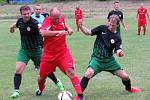 Z fotbalového klání Krásný Les - Habartice 0:3.