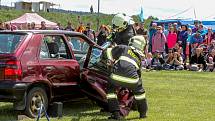 Zábavní odpoledne pro rodiče a děti nabídlo sport, adrenalin, tanec i ukázky hasičů či záchranářů.