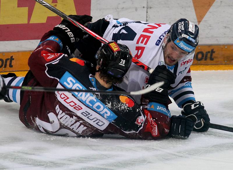 semifinále play off Tipsport extraligy HC Sparta - Bílí tygři Liberec 1:5.