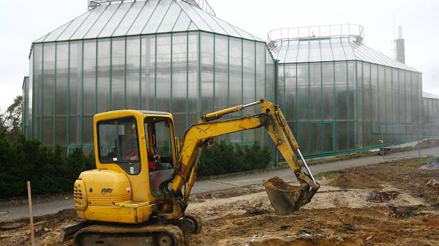 V Botanické zahradě v Liberci se začíná stavět nový pavilon.