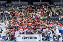 Čeští hokejbalisté v kategorii U23 slaví zlato na juniorském MS.