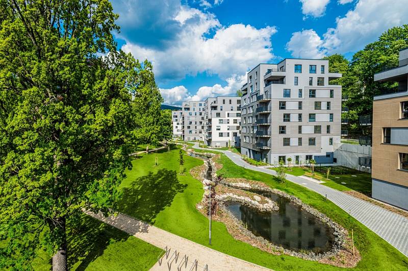 Rezidence - Park Masarykova v Liberci.