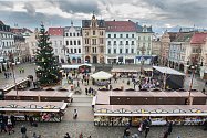 Liberecké adventní trhy byly zahájeny 1. prosince na náměstí Dr. E. Beneše.