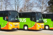 Autobusy společnosti FlixBus.