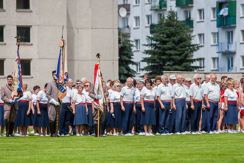Krajský sokolský slet se konal 10. června v Turnově. Slet byl zahájen slavnostním průvodem z náměstí Českého ráje na městský stadion, kde proběhlo hromadné cvičení.