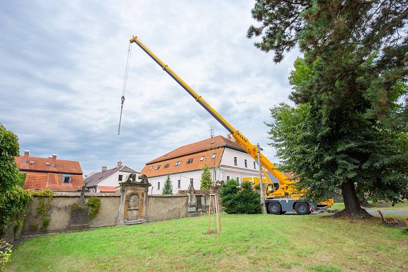 Výstavba nové knihovny v Hrádku nad Nisou.