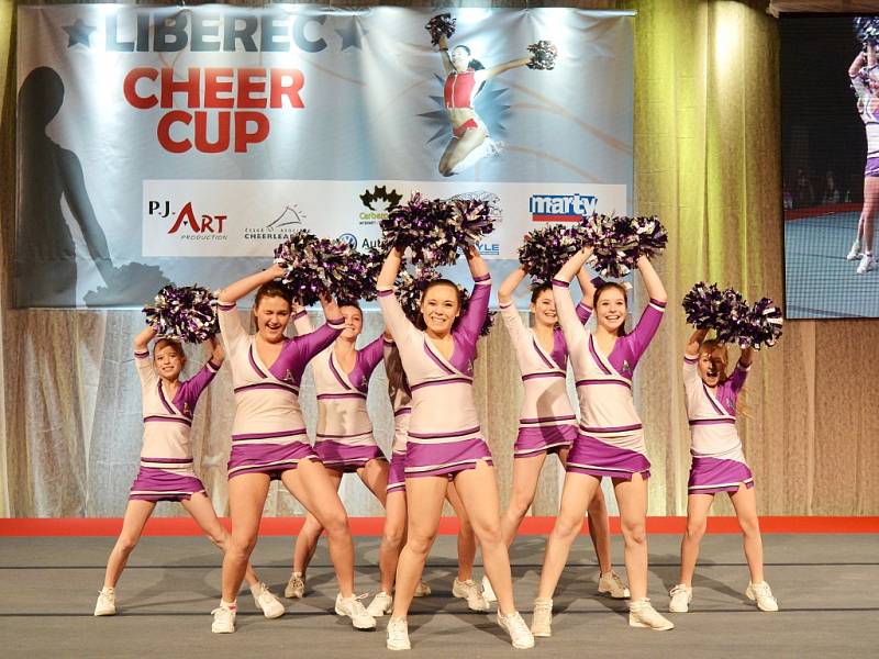 LIBEREC CHEER CUP 2012. Stříbrný tým A-styl Junior Pom Pon Dance.