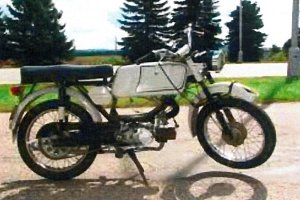 Policie pátrá po dvou motocyklech ukradených v Dolní Suché na Liberecku. Na snímku JAWA 50 - Mustang 23.