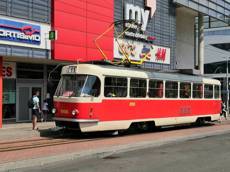 Představení německých tramvají a jízdy historických vozidel v Liberci.