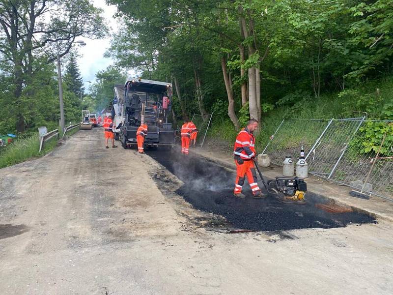 V Proseči nad Nisou skončily práce na silnici, kterou na nějaký čas uzavřely.