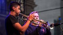 Elmhurst College Jazz Band (USA) vystoupili 12. července v rámci Bohemia Jazz Festu v Liberci.