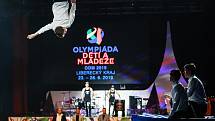 Zahajovací ceremoniál Olympiády dětí a mládeže v Liberci