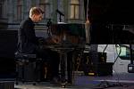 Pablo Held Piano Trio vystoupili se svým koncertem 13. července v rámci hudebního festivalu Bohemia Jazz Fest v Liberci. Na snímku Pablo Held.