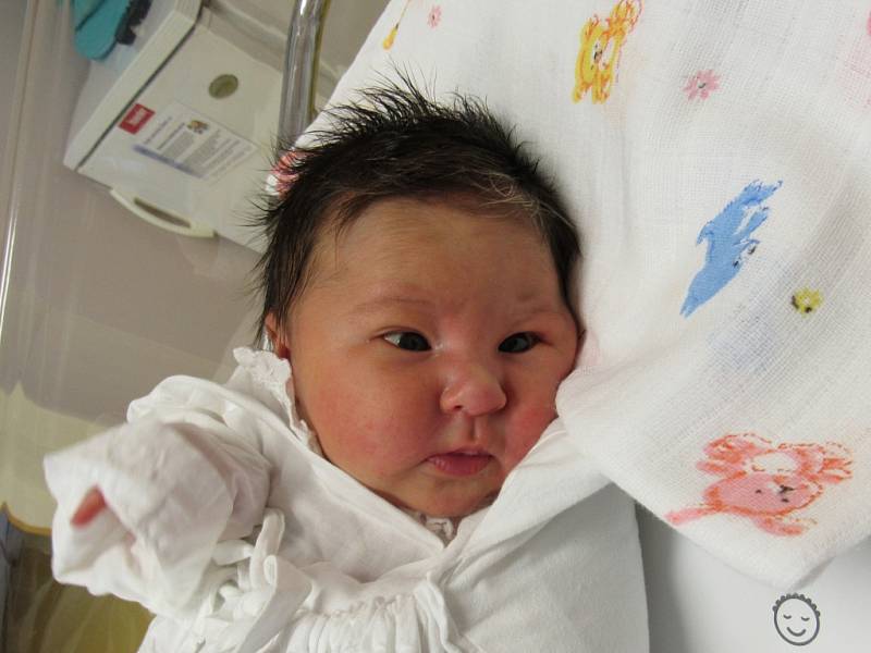 ANNA LUŇÁKOVÁ  Narodila se 30. ledna v liberecké porodnici mamince Kamile Dufkové z Chrastavy. Vážila 3,64 kg a měřila 50 cm.