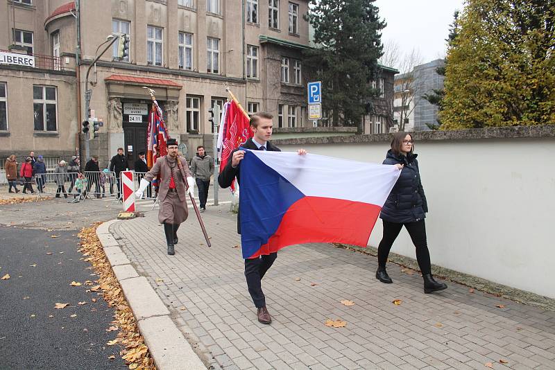 V Liberci si připomněli Den boje za svobodu a demokracii.